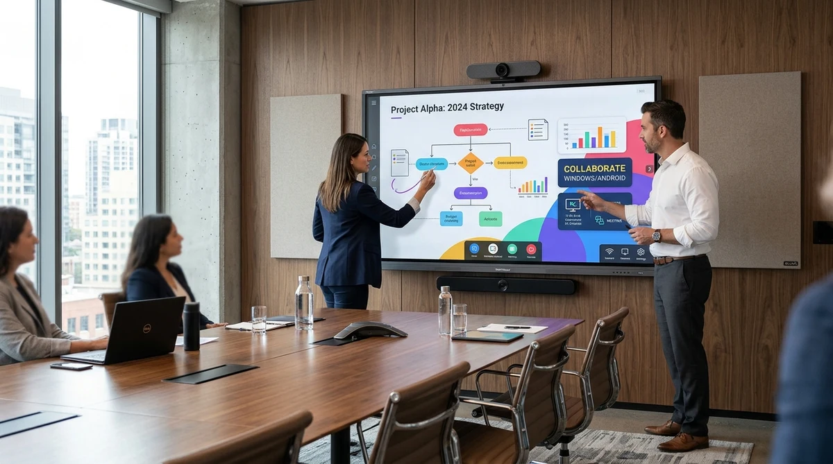 Commercial 4K Interactive Flat Panel Display (IFPD)