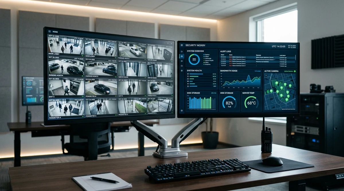 Professional Commercial CCTV Security Surveillance Monitors