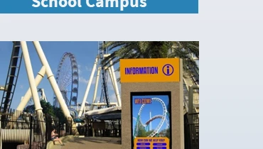 Attractions and entertainment digital kiosks
